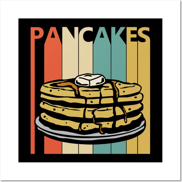 Vintage Pancakes Lover Gift Wall Art by GWENT